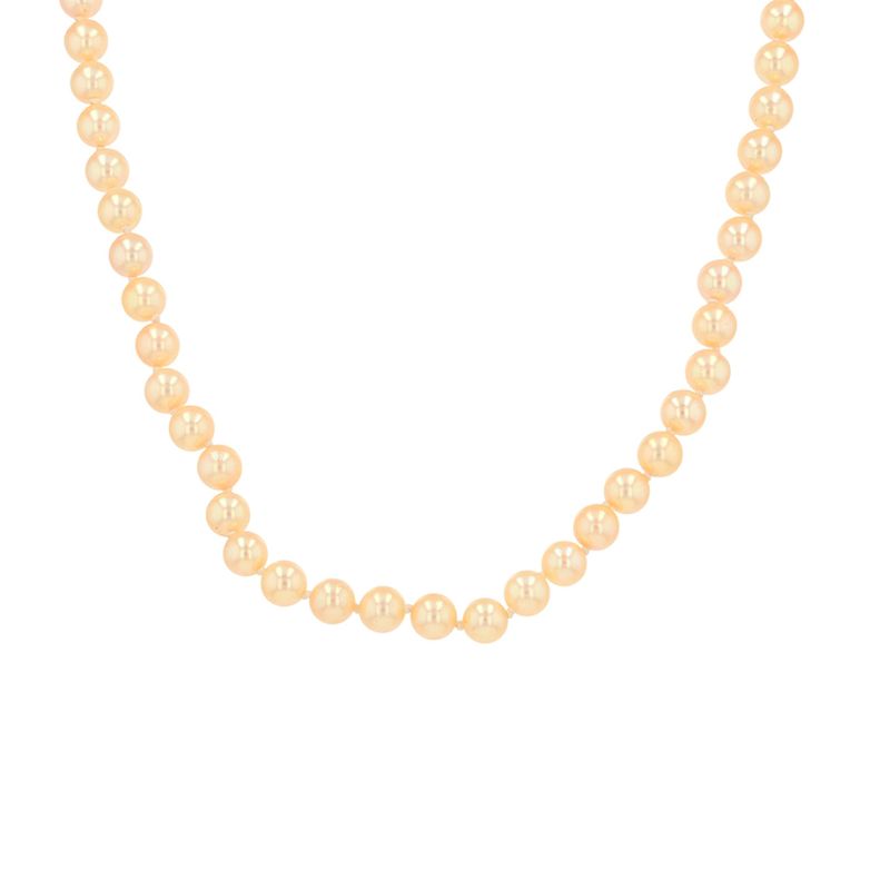 Collier de perles choker or jaune 18.56g Comme neuf -  reconditionné disponible sur Gemme Les Bijoux